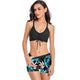Sunflower Print Drawstring Bikini Set Swimsuit