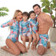🎉Spring Sale 50% Off - Family Matching Blue Flower Printed Swimsuits