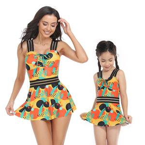 🎉Spring Sale 50% Off - Tummy Control One-Piece Floral Mommy and Me Swimsuit