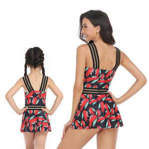 🎉Spring Sale 50% Off - Tummy Control One-Piece Floral Mommy and Me Swimsuit