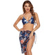 Three Piece Mesh Tummy Control Bikini Short Swimsuit