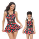 🎉Spring Sale 50% Off - Tummy Control One-Piece Floral Mommy and Me Swimsuit