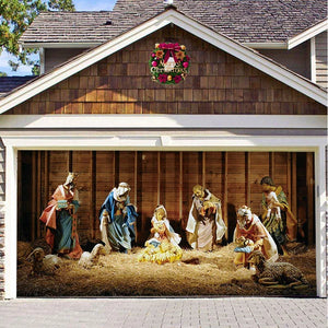 Last Day Sale 40% OFF - 2023 Halloween & Christmas Garage Door Decoration