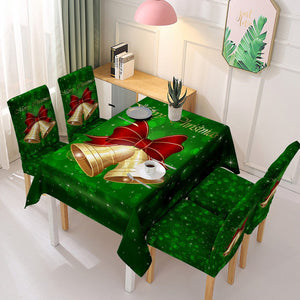 2023 New Christmas Tablecloth Chair Cover set