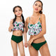 Dark Green Bikini Mommy And Me Swimsuit