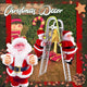 Santa Claus Climbing The Ladder
