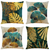 Leaf Flax Pillow Covers(4pcs)