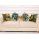 Leaf Flax Pillow Covers(4pcs)