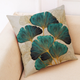 Leaf Flax Pillow Covers(4pcs)