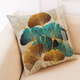 Leaf Flax Pillow Covers(4pcs)