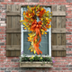 Fall bow outdoor wreath (Thanksgiving promotion)