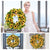 Sunflower Fireplace Door Artificial Wreath Decor