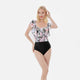 🎉Spring Sale 50% Off - Family Matching Leaves Flowers Printed Swimsuits