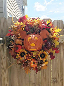 FALL WREATH MAIN STREET USA INSPIRED