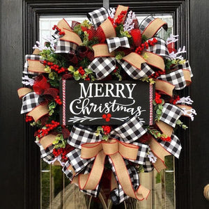 Christmas pre-sale Christmas Buffalo Check Wreath