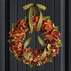 Fall hydrangea wreath - Rustic home decor