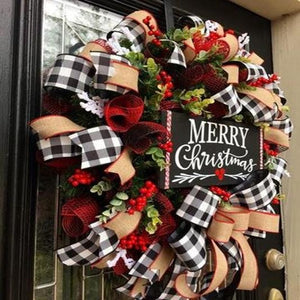 Christmas pre-sale Christmas Buffalo Check Wreath