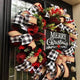 Christmas pre-sale Christmas Buffalo Check Wreath