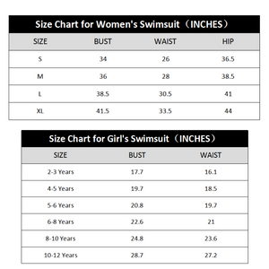 One-Piece Backless Mommy and Me Swimsuit