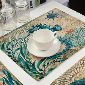 Sea Life Dinner Mats